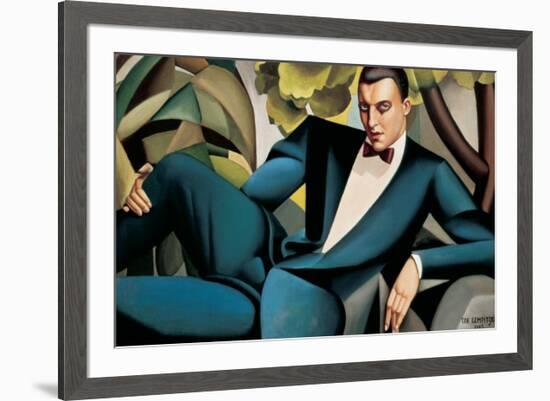 Portrait du Marquis d'Afflitto-Tamara de Lempicka-Framed Premium Giclee Print