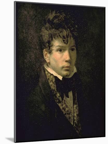 Portrait du peintre Jean Dominique Ingres, jeune-Jacques-Louis David-Mounted Giclee Print