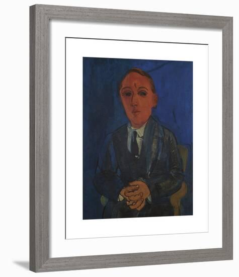 Portrait Du Poète François Berthault-Raoul Dufy-Framed Premium Giclee Print