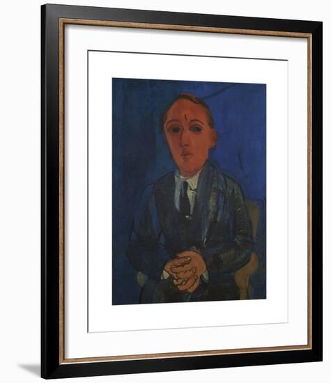 Portrait Du Poète François Berthault-Raoul Dufy-Framed Premium Giclee Print