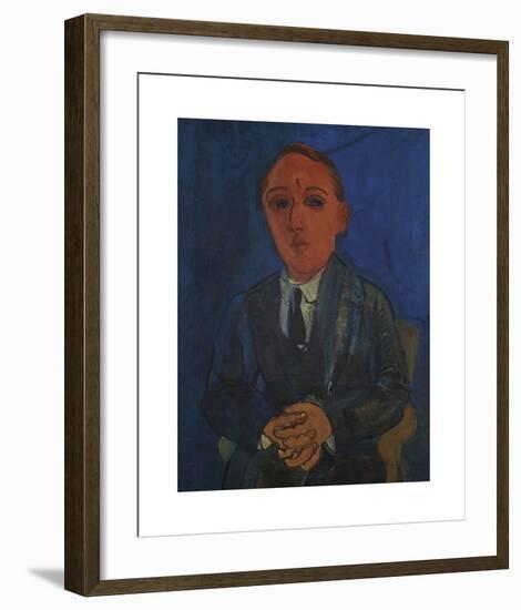 Portrait Du Poète François Berthault-Raoul Dufy-Framed Premium Giclee Print