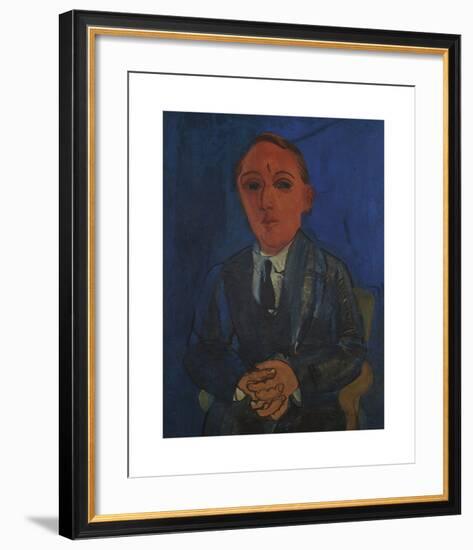 Portrait Du Poète François Berthault-Raoul Dufy-Framed Premium Giclee Print