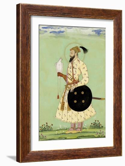 Portrait du prince Mohammed Uu Azzam Shah Alem-null-Framed Giclee Print