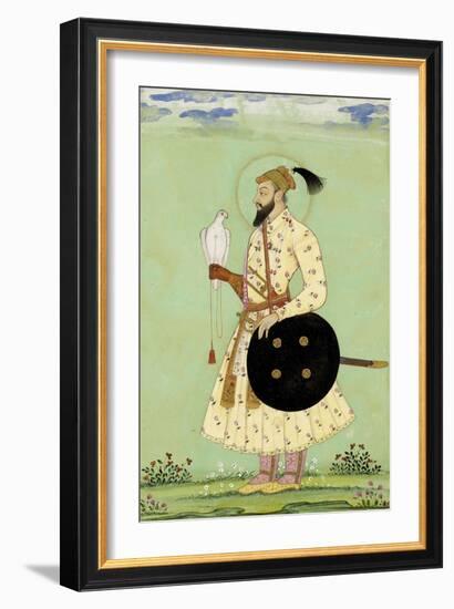 Portrait du prince Mohammed Uu Azzam Shah Alem-null-Framed Giclee Print