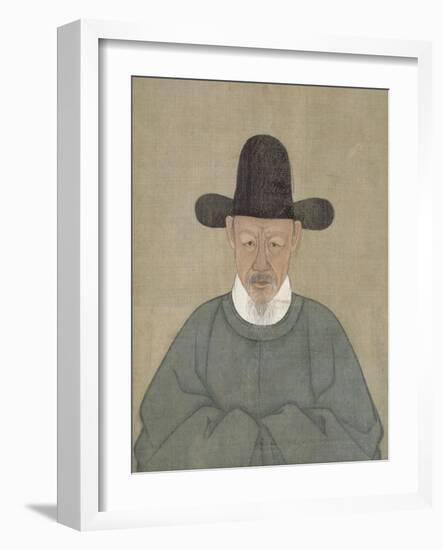 Portrait du vénérable Zhen Zhai-null-Framed Giclee Print