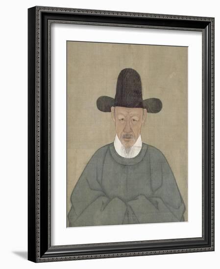 Portrait du vénérable Zhen Zhai-null-Framed Giclee Print