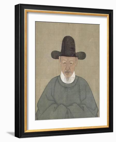 Portrait du vénérable Zhen Zhai-null-Framed Giclee Print