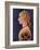 Portrait einer Dame in Gelb-Alesso Baldovinetti-Framed Art Print