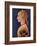 Portrait einer Dame in Gelb-Alesso Baldovinetti-Framed Art Print