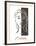 Portrait en Deux Parties Noire et Blanche-Pablo Picasso-Framed Collectable Print
