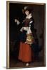 Portrait En Pied De Saint Margarita D'antioch De Pisidia or Sainte Marine Painting by Francisco De-Francisco de Zurbaran-Mounted Giclee Print