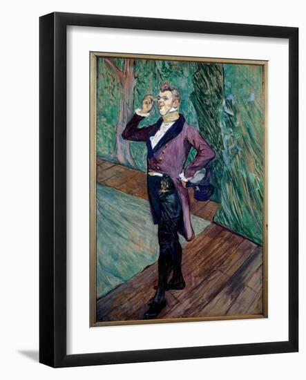 Portrait En Pied of Henry Samary (1865-1902) from the Comedie Francaise, 1889 (Oil on Canvas)-Henri de Toulouse-Lautrec-Framed Giclee Print