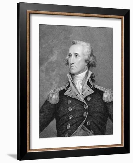 Portrait Engraving of George Washington after Painting-John Trumbull-Framed Giclee Print