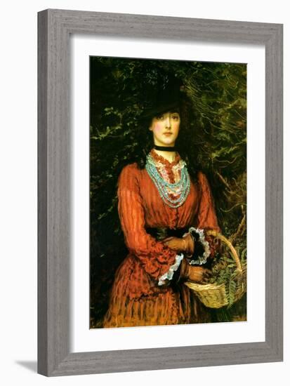 Portrait Evelyn Tennant-John Everett Millais-Framed Art Print