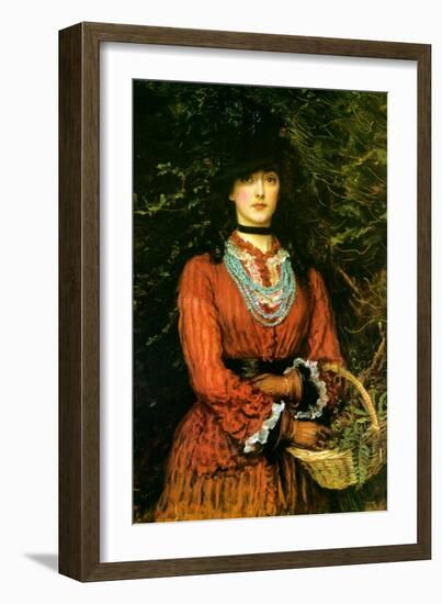 Portrait Evelyn Tennant-John Everett Millais-Framed Art Print