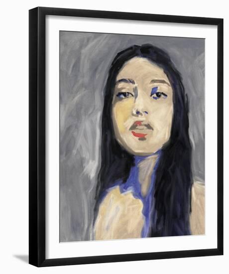 Portrait Expression - Drew-Aurora Bell-Framed Giclee Print