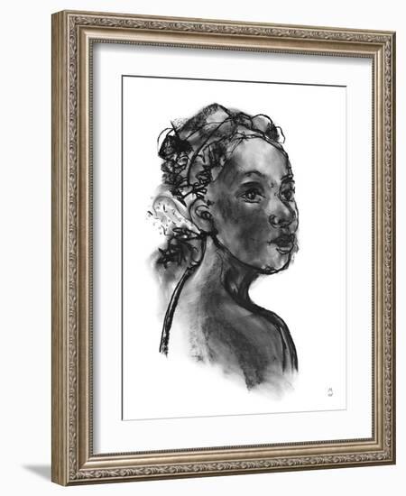 Portrait Expression - Gaze-Manny Woodard-Framed Giclee Print