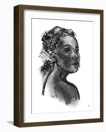 Portrait Expression - Gaze-Manny Woodard-Framed Giclee Print