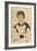 Portrait Fraulein Toni Rieger-Egon Schiele-Framed Giclee Print