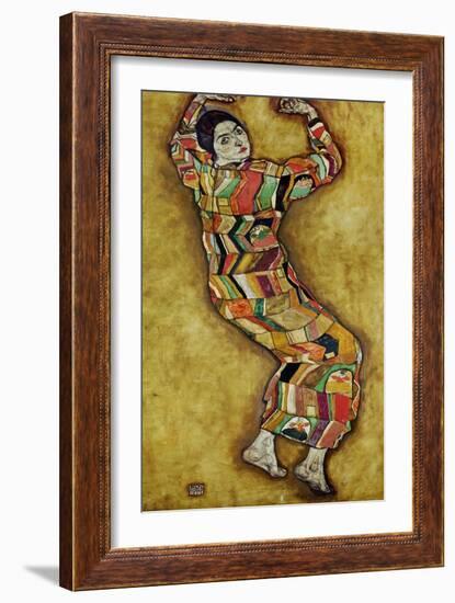 Portrait Friederike Maria Beer, 1914-Egon Schiele-Framed Giclee Print