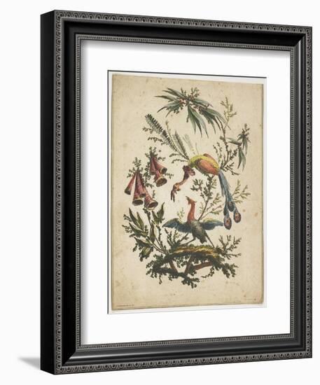 Portrait from Galerie Fashionable, C. 1830-Achille Deveria-Framed Giclee Print