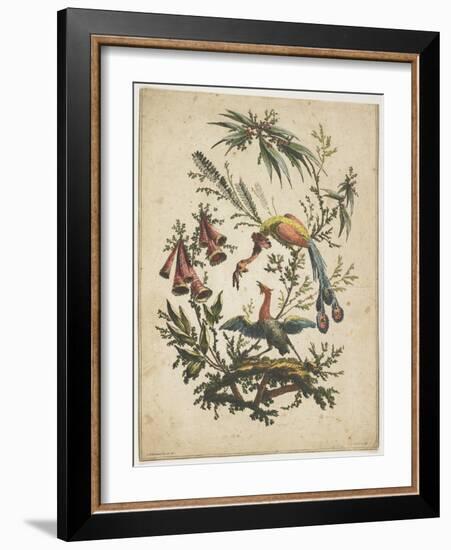 Portrait from Galerie Fashionable, C. 1830-Achille Deveria-Framed Giclee Print