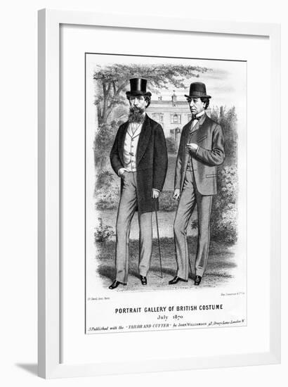 Portrait Gallery of British Costume-null-Framed Giclee Print