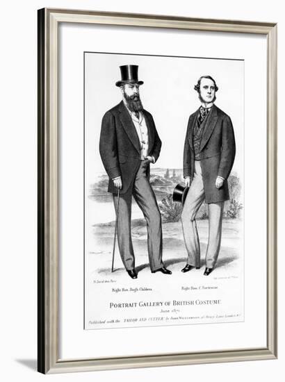 Portrait Gallery of British Costume-null-Framed Giclee Print
