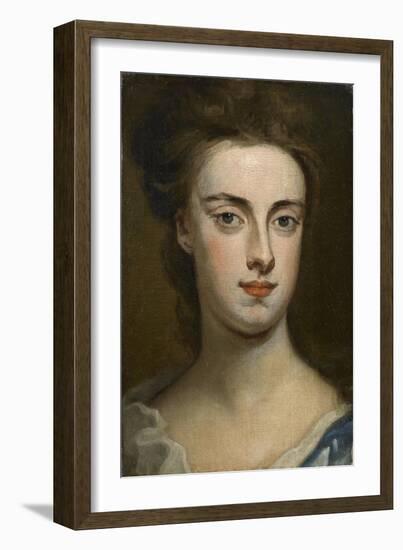 Portrait Head of a Lady-Godfrey Kneller-Framed Giclee Print