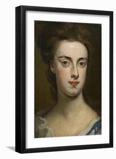 Portrait Head of a Lady-Godfrey Kneller-Framed Giclee Print