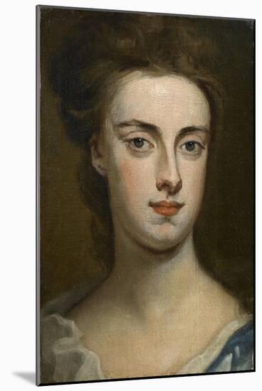 Portrait Head of a Lady-Godfrey Kneller-Mounted Giclee Print