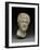 Portrait Head of a Man, C.A.D. 130-145 (Marble)-Roman-Framed Giclee Print