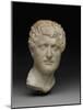 Portrait Head of a Man, C.A.D. 130-145 (Marble)-Roman-Mounted Giclee Print
