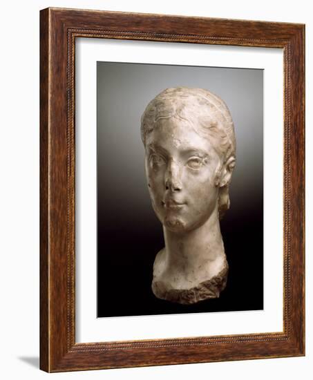 Portrait Head of Plautilla, AD 203-05 (Marble)-Roman-Framed Giclee Print