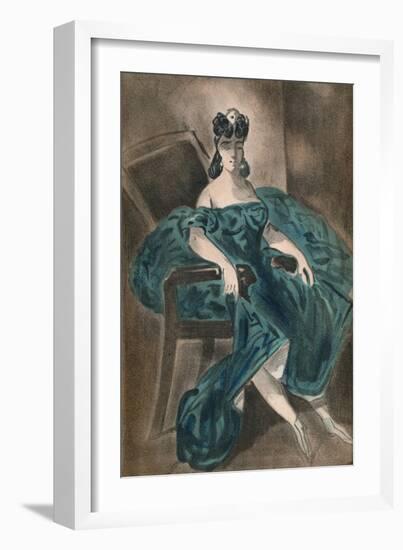 'Portrait II', 1865, (1939)-Constantin Guys-Framed Giclee Print