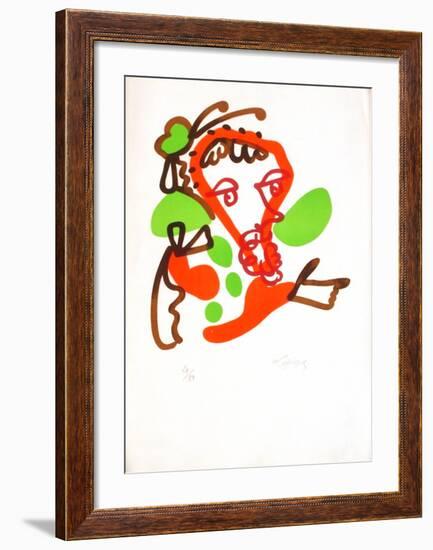 Portrait imaginaire-Charles Lapicque-Framed Limited Edition
