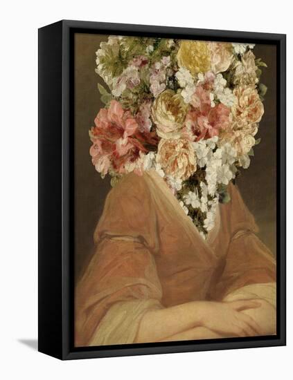 Portrait in Bloom II-Annie Warren-Framed Stretched Canvas