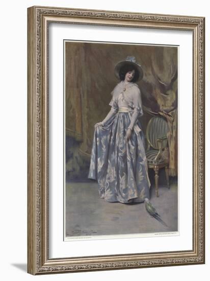 Portrait in Blue-Gabriel Nicolet-Framed Giclee Print