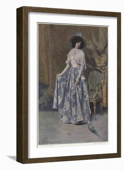 Portrait in Blue-Gabriel Nicolet-Framed Giclee Print