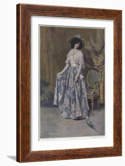 Portrait in Blue-Gabriel Nicolet-Framed Giclee Print