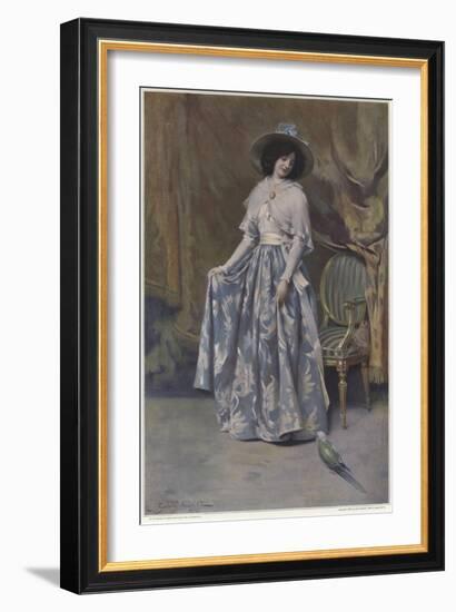 Portrait in Blue-Gabriel Nicolet-Framed Giclee Print