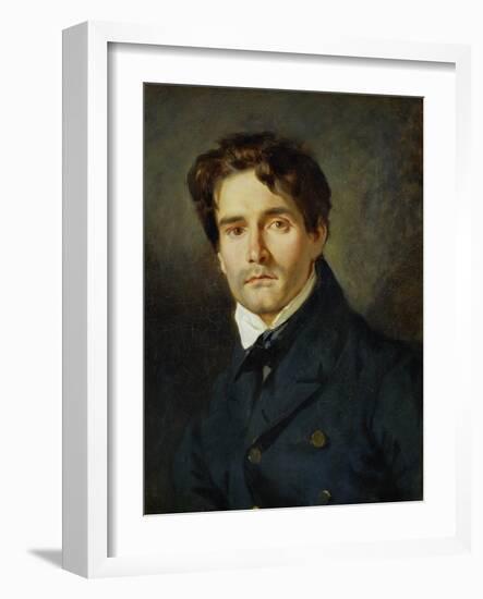 Portrait Leon Riesener-Eugene Delacroix-Framed Giclee Print