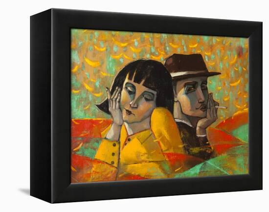 Portrait Lovers, Original Oil Painting on Canvas-Lilun-Framed Stretched Canvas
