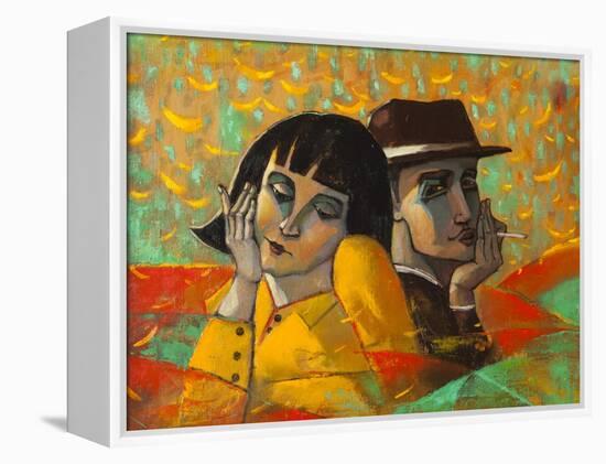 Portrait Lovers, Original Oil Painting on Canvas-Lilun-Framed Stretched Canvas