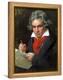 Portrait Ludwig Van Beethoven When Composing the Missa Solemnis, 1820-Joseph Karl Stieler-Framed Premier Image Canvas