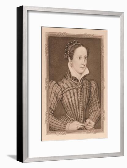 'Portrait - Mary, Queen of Scots', c16th century, (1904)-Unknown-Framed Giclee Print