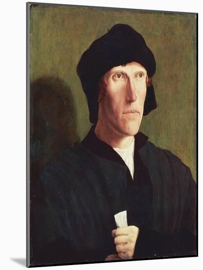 Portrait of 38-Year-Old Man, Ca 1521-Lucas van Leyden-Mounted Giclee Print