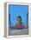 Portrait of 9 Year Old Boy in Swimming Pool, Kiamesha Lake, New York, USA-Paul Sutton-Framed Premier Image Canvas