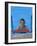 Portrait of 9 Year Old Boy in Swimming Pool, Kiamesha Lake, New York, USA-Paul Sutton-Framed Photographic Print