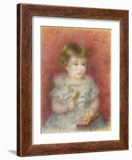 Portrait of a Baby, 1878-Pierre-Auguste Renoir-Framed Giclee Print